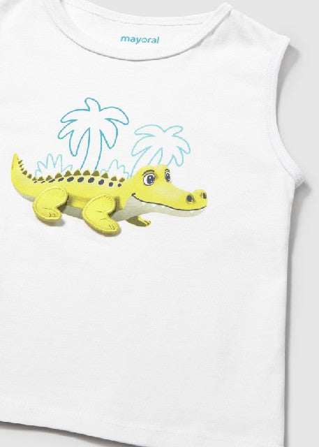 Camiseta tirantes play        Cocodrilo