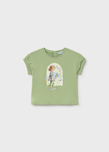 Camiseta m/c grafica          Basil
