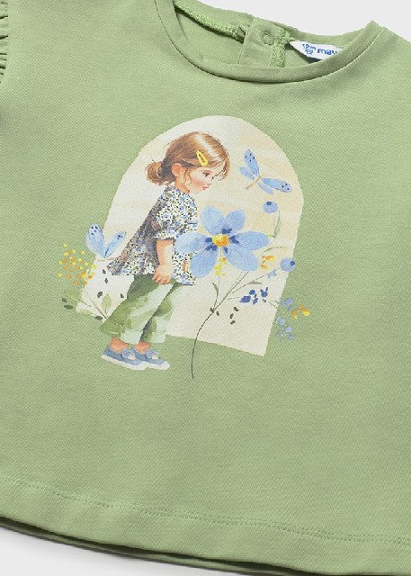 Camiseta m/c grafica          Basil