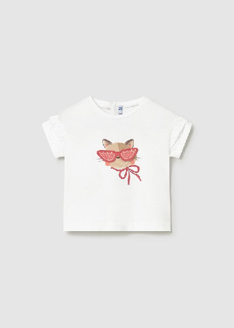Camiseta m/c grafica          Blanco
