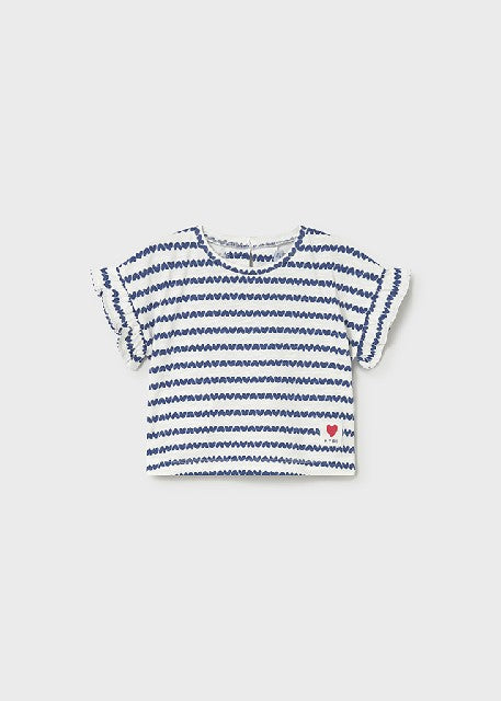 Camiseta m/c estampada        Porcelana