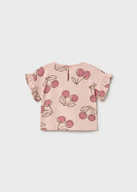 Camiseta m/c estampada        Peonia