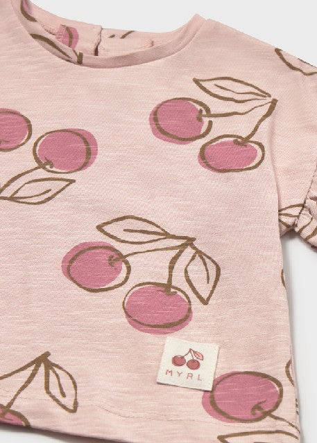 Camiseta m/c estampada        Peonia