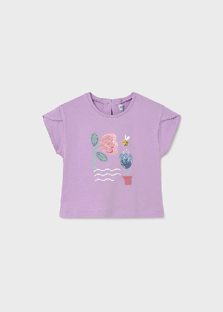 Camiseta m/c play             Lilac