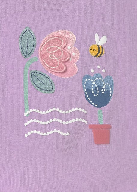 Camiseta m/c play             Lilac