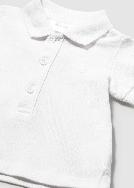 Polo m/c granito              Blanco