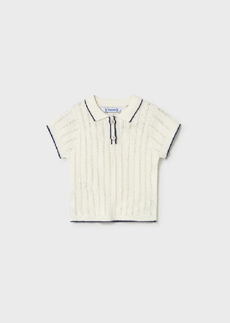 Polo m/c tricot               Crudo