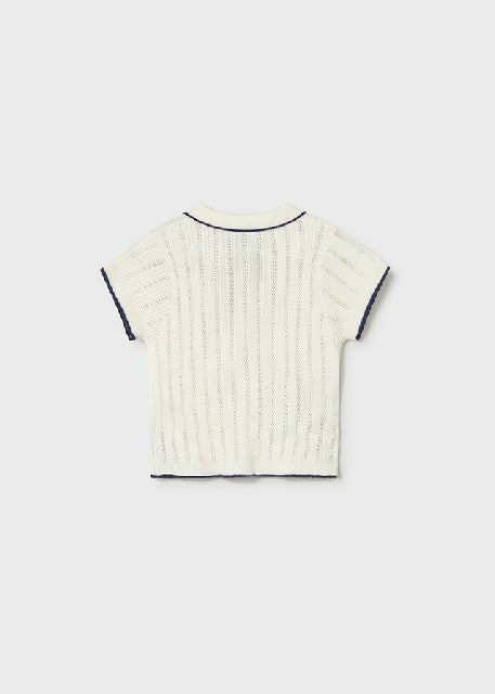 Polo m/c tricot               Crudo