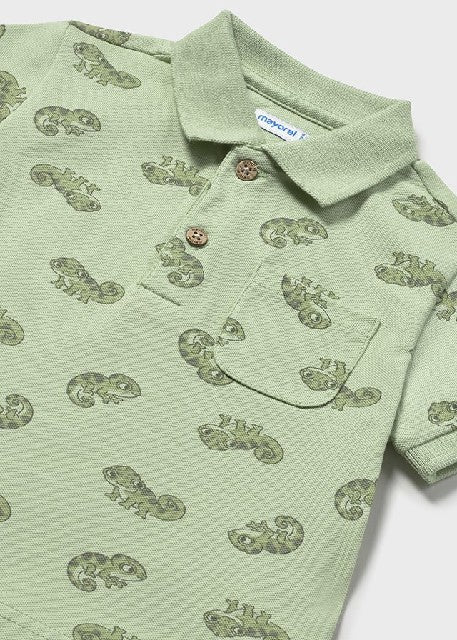 Polo m/c animal               Matcha