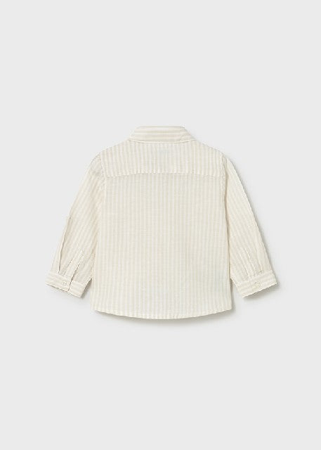 Camisa m/l lino c/camisero    Cañamo