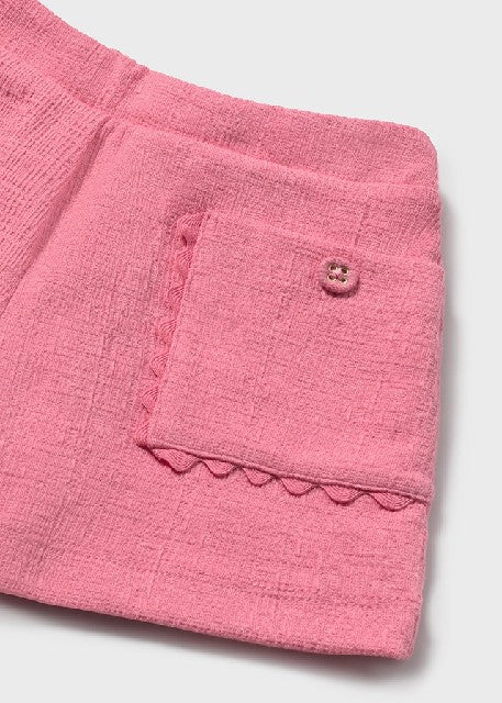 Pantalon corto estructura     Geranio