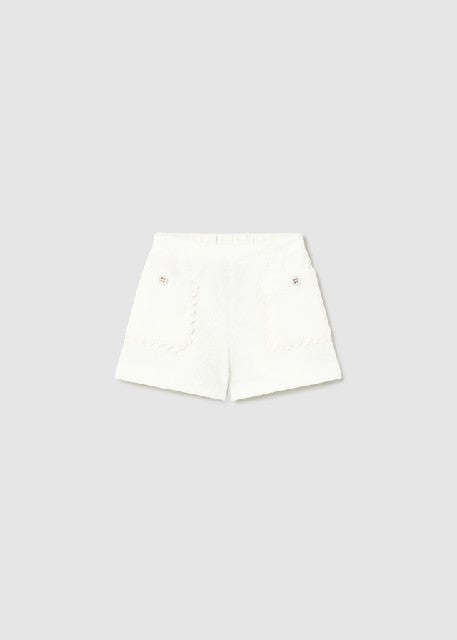 Pantalon corto estructura     Crudo