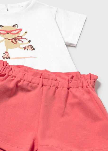 Conj. short 3 piezas          Flamingo
