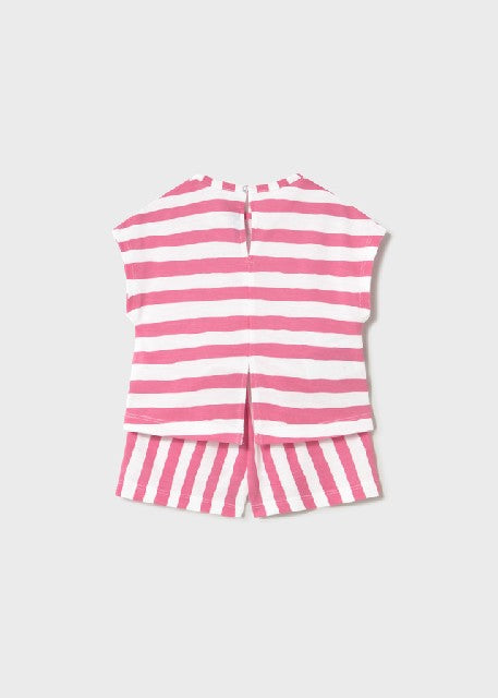Conj. short punto granito     Geranio
