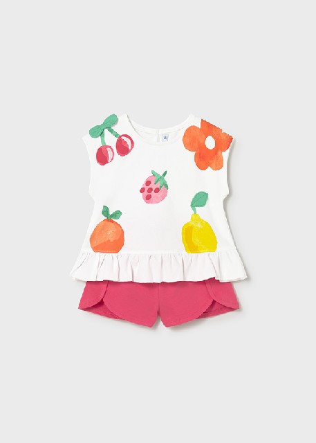 Conj. short grafica           Hibisco