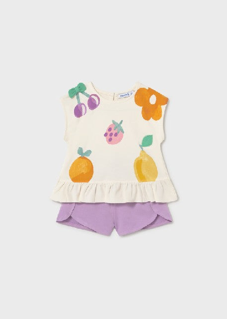 Conj. short grafica           Lilac