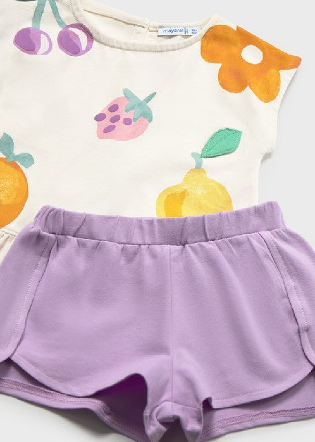 Conj. short grafica           Lilac