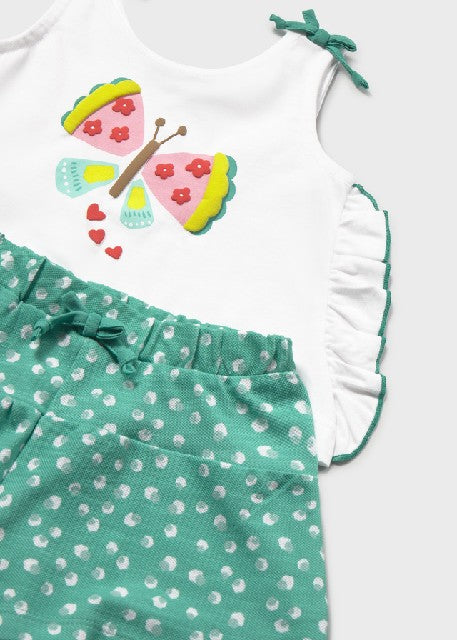 Conj. short estampado         Esmeralda
