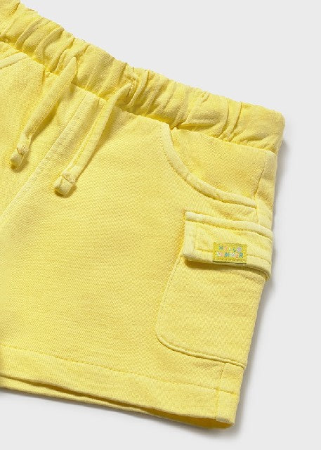 Bermuda felpa deslavada       Lemon