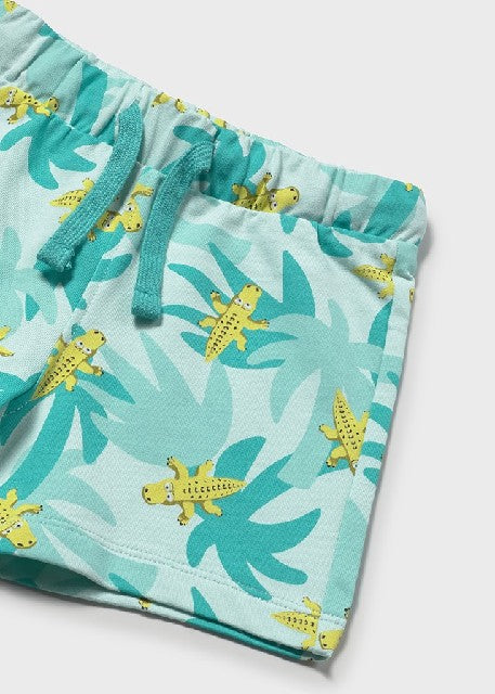 Bermuda estampada             Aguamarina