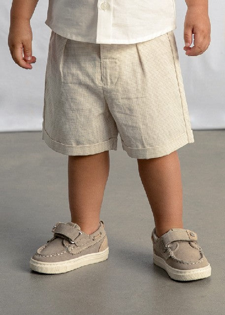 Conj. bermuda lino suiting    Avena