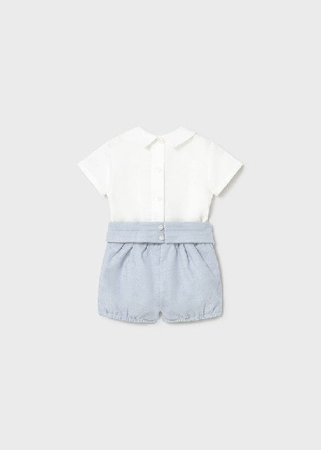 Conj. pantalon corto fajin    Regata