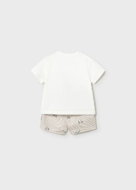 Conj. pantalon corto camiseta Topo