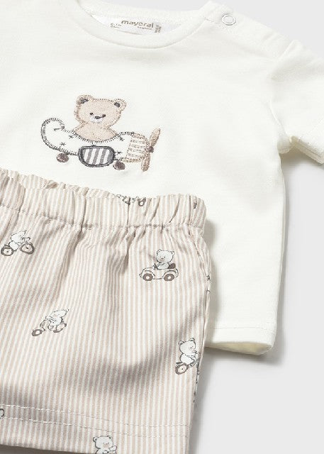 Conj. pantalon corto camiseta Topo