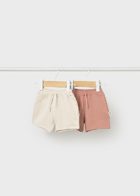 Set 2 pantalones cortos       Arcilla