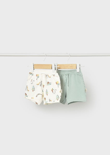 Set 2 pantalones cortos       Menta