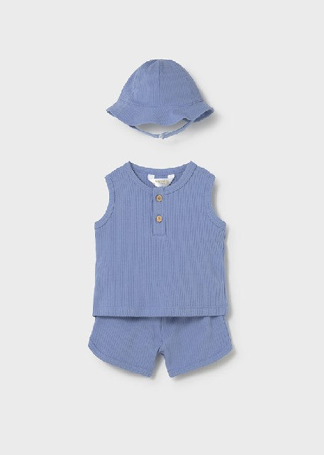 Conj. pantalon corto y gorro  Velero