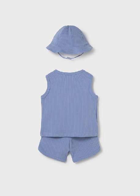 Conj. pantalon corto y gorro  Velero