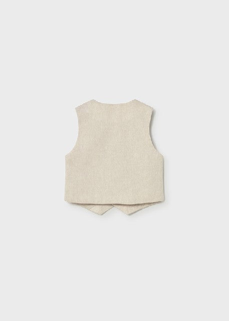 Chaleco lino suiting          Avena