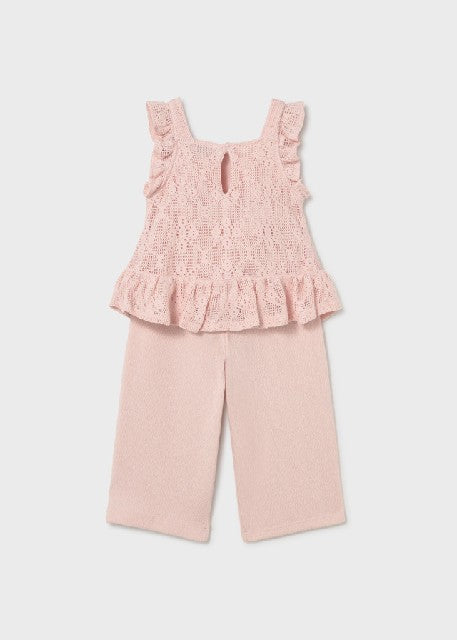 Conj. pantalon largo combinad Peonia