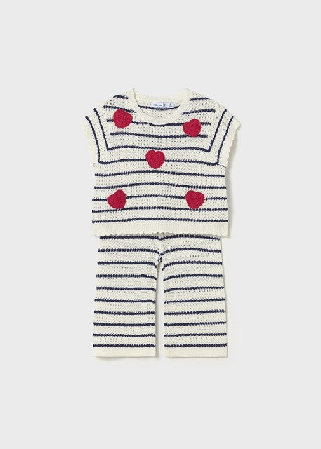Conj. pantalon tricot         Crudo