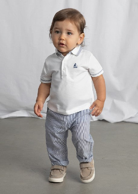 Pantalon seersucker           Capri