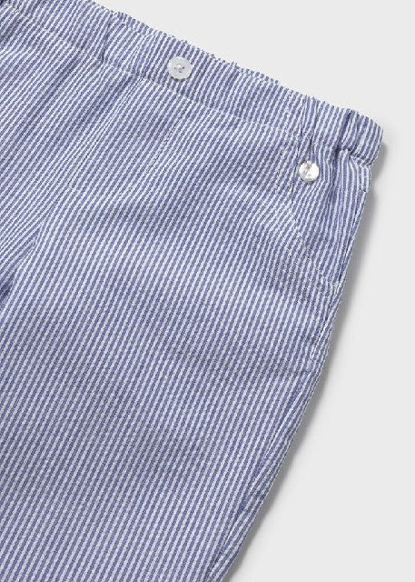 Pantalon seersucker           Capri
