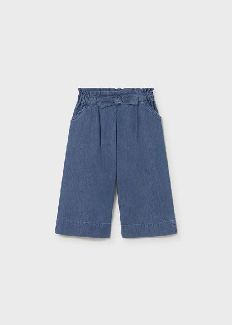 Pantalon largo fluido         Oscuro