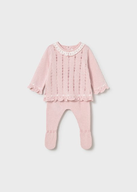 Conj. polaina tricot          Cuarzo
