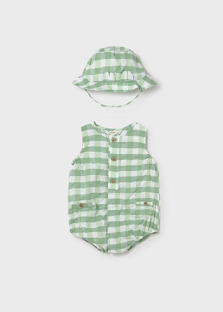 Pelele y gorro plana          Manzana