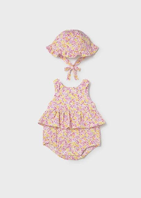Pelele con gorro              Rosa