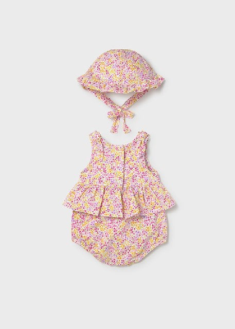 Pelele con gorro              Rosa