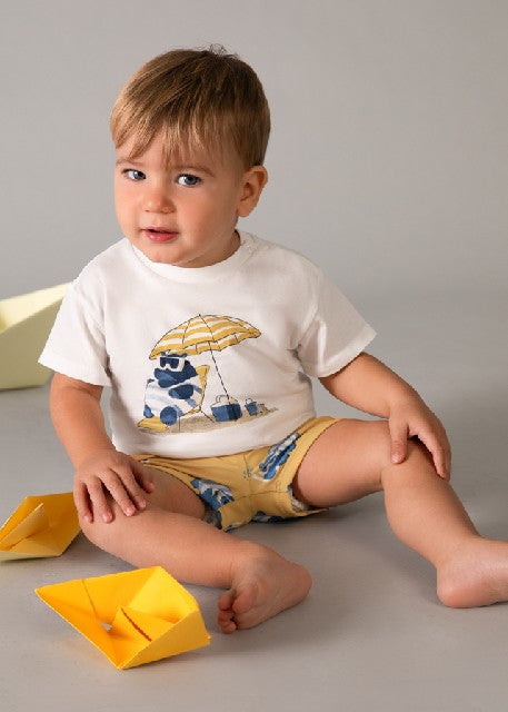 Conj. baño camiseta           Peach