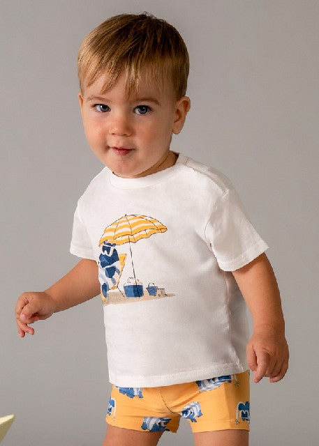 Conj. baño camiseta           Peach