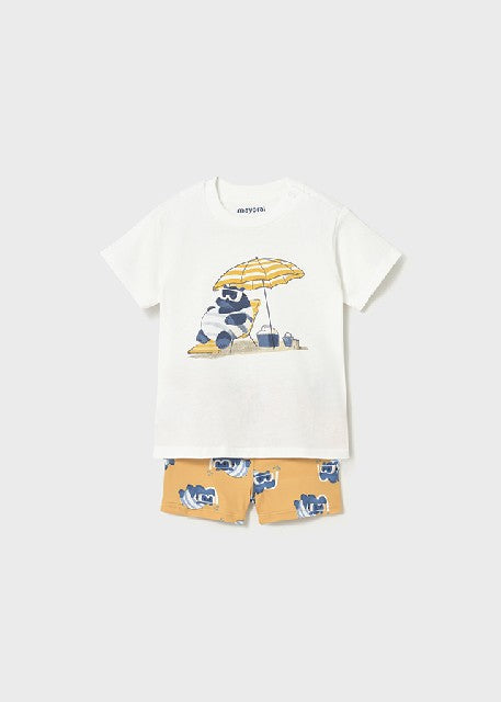 Conj. baño camiseta           Peach