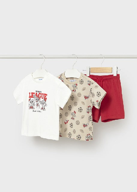 Conj. punto 3 piezas print    Tomate