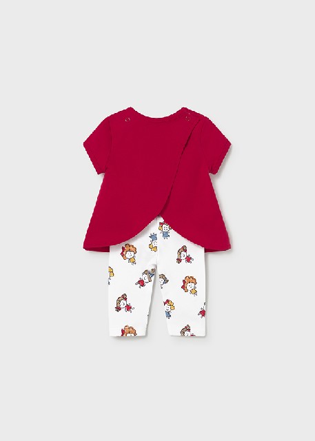 Conj. leggings 4 piezas       Rojo
