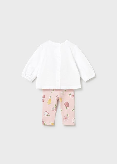 Conj. leggings 4 m/l          Rose