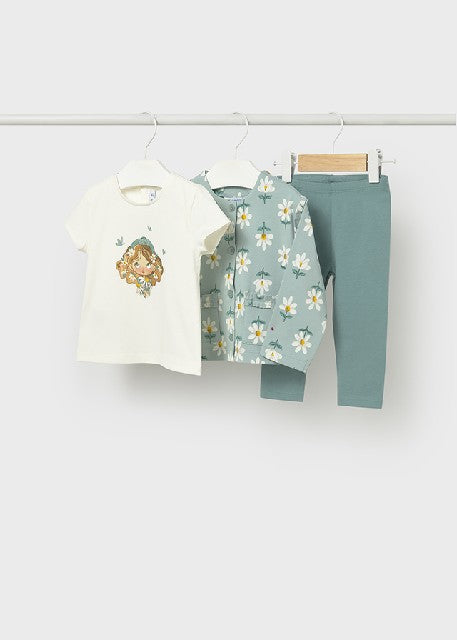 Conj. leggings 3 piezas       Menta