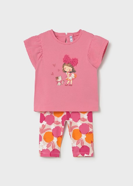 Conj. leggings estampado      Geranio